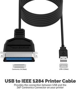 img 3 attached to 🖨️ Sabrent CB CN36 Parallel Printer Adapter: Enhanced Connectivity Solution for Printers