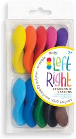 img 4 attached to 🎨 Colorful Fun for Artists of All Ages: Left Right Crayons - Set of 10