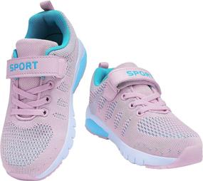 img 1 attached to Running Tennis Lightweight Walking Sneakers Sports & Fitness in Team Sports