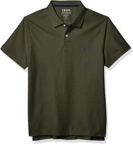 img 4 attached to Men's IZOD Advantage Performance Polo in Peacoat - Enhanced Clothing for Optimal Style and Comfort