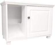 🐱 white cat washroom storage bench – cat litter box enclosure furniture by roomfitters logo