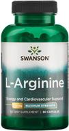 swanson super strength l arginine milligrams capsules logo