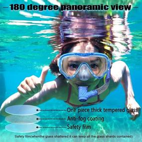 img 2 attached to Swimming Snorkeling Anti Fog Waterproof Children