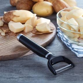 img 1 attached to 🔪 Classic Y Peeler - KitchenAid KE145OHOBA, One Size, Black 2 Inch