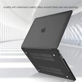 img 2 attached to ProCase MacBook Pro 13 Case 2020 Release A2338 M1 A2289 A2251, Hard Shell Cover and Keyboard Skin for MacBook Pro 13 Inch Model M1 A2338 A2289 A2251 - Black