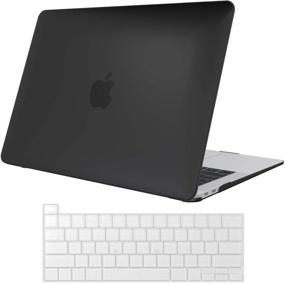 img 4 attached to ProCase MacBook Pro 13 Case 2020 Release A2338 M1 A2289 A2251, Hard Shell Cover and Keyboard Skin for MacBook Pro 13 Inch Model M1 A2338 A2289 A2251 - Black