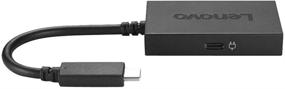 img 1 attached to 💻 Lenovo USB Type-C to HDMI Power Adapter - External Video Adapter - HDMI - USB-C