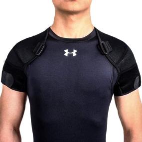 img 2 attached to 🏋️ XX-Large Kuangmi Neoprene Double Shoulder Support Brace Strap Wrap Protector