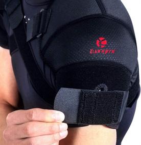 img 1 attached to 🏋️ XX-Large Kuangmi Neoprene Double Shoulder Support Brace Strap Wrap Protector