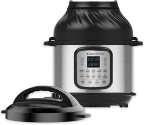 img 4 attached to 🥘 Instant Pot Duo Crisp 11-in-1 Electric Pressure Cooker with Air Fryer Lid: Versatile Stainless Steel/Black 6 Quart Appliance for Air Frying, Roasting, Baking, Dehydrating, Slow Cooking, Rice Cooking, Steaming, and Sautéing