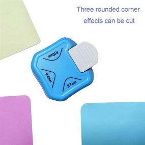 img 3 attached to 🔲 PXKOSA Premium 3-in-1 Corner Rounder Punch - R4mm R7mm R10mm - Ideal for Scrapbooking, Card Making, Paper Craft, and Paper Punch Projects