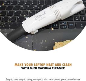 img 3 attached to 🧹 ZOpid Battery Operated Portable Desktop Cleaner: Instant Cleaning Solution for Spotless Surfaces