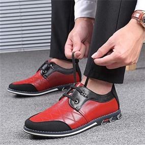 img 3 attached to Classic Business Sneakers Lightweight Comfortable Men's Shoes