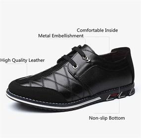 img 2 attached to Classic Business Sneakers Lightweight Comfortable Men's Shoes