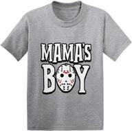 mamas boy hockey halloween toddler boys' clothing logo