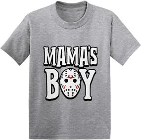 img 4 attached to Mamas Boy Hockey Halloween Toddler Boys' Clothing