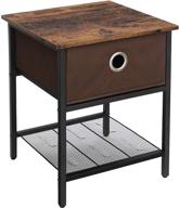 vasagle ulet203b01 tables 1 pack rustic логотип