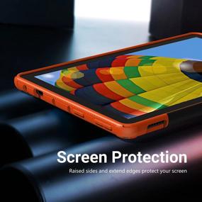 img 3 attached to 📱 ROISKIN Heavy Duty Non-Slip Shockproof Kickstand Case Cover for All-New Tablet 10 Case 11th Generation 2021 Release, Not for iPad - Ultimate Protection for your Device