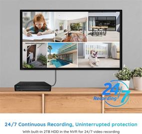 img 1 attached to REOLINK H.265 4K PoE Security Camera System: 4pcs Smart 📷 8MP Cameras with Person Vehicle Detection & 8CH NVR Recording - RLK8-820D4-A