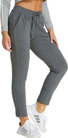 img 4 attached to SPECIALMAGIC Sweatpants Cropped Running Drawstring Sports & Fitness for Running