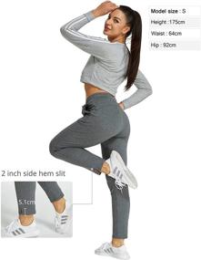 img 3 attached to SPECIALMAGIC Sweatpants Cropped Running Drawstring Sports & Fitness for Running