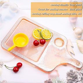img 3 attached to GACUYI DIY Serving Tray Epoxy Resin Mold with Groove - Perfect for Painting, Art, and Home Decoration