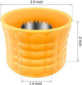 img 1 attached to Efficient Manual Corn Stripping Tool, Cob Corn Stripper for Easy Removal of Kernels from Fresh Yellow Corn