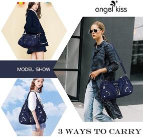 img 1 attached to 👜 Angelkiss AK11282 Women's Handbags & Wallets: Stylish Satchel Shoulder Bags