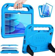 🔵 ledniceker kids case for samsung galaxy tab a7 10.4 2020, samsung tab a7 case with integrated screen protector, lightweight shockproof handle kid-proof case for galaxy tab a7 sm-t500/t505/t507- blue logo
