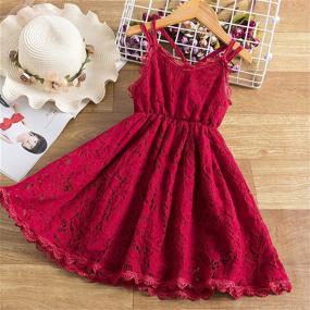 img 2 attached to 👗 NNJXD Sleeveless Princess Sundress Black Tulle Girls' Dress in Clothing