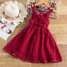 img 1 attached to 👗 NNJXD Sleeveless Princess Sundress Black Tulle Girls' Dress in Clothing