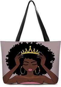 img 4 attached to 👜 Stylish Melanin African American Handbags & Wallets for Women's Shoulder Fashion