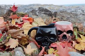 img 1 attached to 🎃 Skeleton Halloween Ceramic Coffee Mug