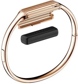 img 2 attached to 🌹 Small Rose Gold Fitbit Flex 2 Accessory Bangle