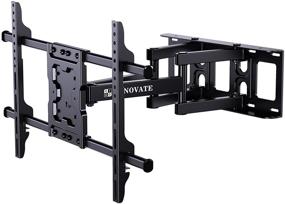 img 4 attached to 📺 ERGO-INNOVATE Full Motion TV Wall Mount Bracket | Fits 37-70 inch TVs | Swivel, Tilt, Extension | VESA 600x400mm | 132lbs Capacity