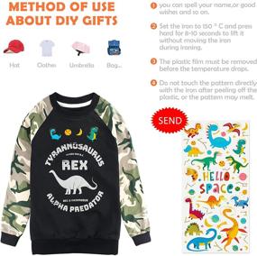 img 3 attached to ZukoCert Sweatshirts Cotton Printed TZB 110 Boys' Clothing for Clothing Sets