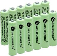 qblpower aaa nimh rechargeable batteries - 600mah 1.2v pre-charged (12 pack) for outdoor solar lights, remote controller, electric toys logo