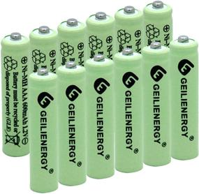 img 4 attached to QBLPOWER AAA NiMH Rechargeable Batteries - 600mAh 1.2v pre-charged (12 pack) for Outdoor Solar Lights, Remote Controller, Electric Toys