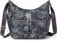безопасная и стильная: женская сумка baggallini bristol с rfid, стиле хобо логотип
