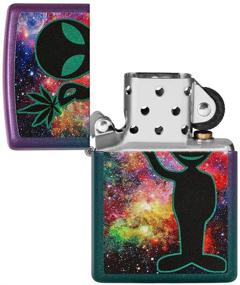 img 1 attached to Zippo Galaxy Design Iridescent Lighter