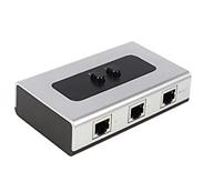 2 port rj45 gigabit ethernet network switch selector box - efficient splitter for 100m/1000m connections logo