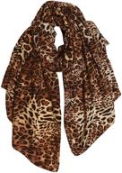 gerinly winter shawls cheetah scarf women's accessories for scarves & wraps logo