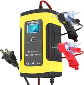 img 4 attached to Onebuy Car Battery Charger 12v 5A: Smart Trickle Charger for Car, Motorcycle, RV, Lawn Mower, Boat, ATV & More