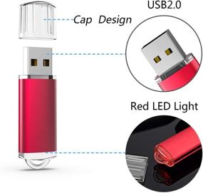 img 4 attached to 🔴 RAOYI 10PCS 1GB USB Flash Drive USB 2.0 Memory Stick Red - Memory Drive Pen Drive