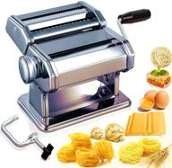 🍝 acymztu pasta maker machine hand crank - premium stainless steel noodle maker kit for homemade noodles, spaghetti and fresh dough - efficient roller cutter tool logo