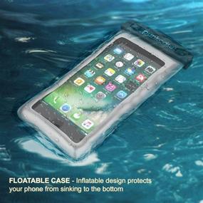 img 2 attached to 📱 Universal Waterproof Phone Pouch, PunkBag Floating Dry Case for Cell Phones (iPhone 8 Plus and Samsung Galaxy S9), Safeguarding Your Valuables and Keeping Your Phone Dry