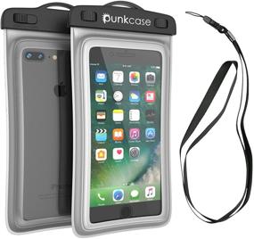 img 4 attached to 📱 Universal Waterproof Phone Pouch, PunkBag Floating Dry Case for Cell Phones (iPhone 8 Plus and Samsung Galaxy S9), Safeguarding Your Valuables and Keeping Your Phone Dry