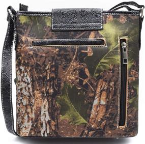 img 2 attached to Stylish Turquoise Crossbody Concealed Shoulder Handbags & Wallets for Women: The Perfect Camouflage Shoulder Bags