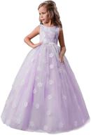 ttyaovo flower girl princess dress children's prom puffy ball gowns for pageants logo