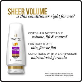 img 1 attached to 💁 Get Big Hair Boost with Pantene Volumizing Conditioner, Sheer Volume, 24 Fl Oz (Pack of 2)